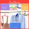 Colorful Travel Hanger Folding Design Lightweight Portable Clothes Hanger
