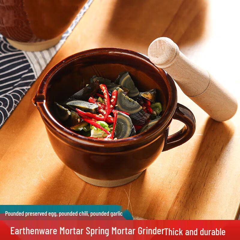 Xiyao Large Ceramic Mortar and Pestle