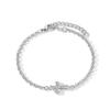 Personalized Retro Style Diamond Cross Bracelet Female Ins Style Fashion Niche Hip Hop Versatile Fashion Couple Jewelry 2026