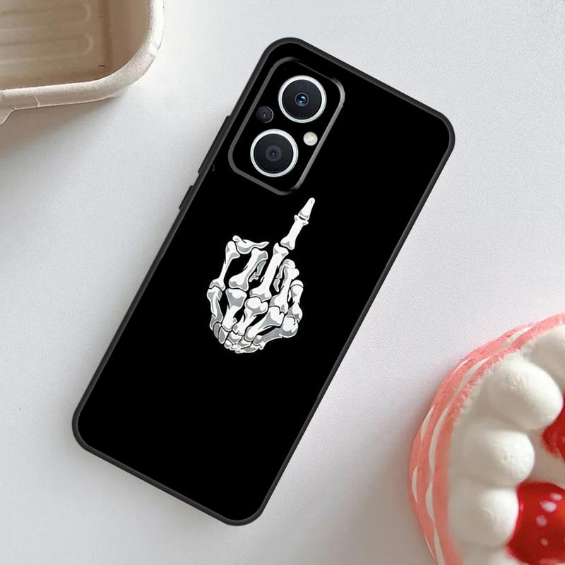 Middle Finger Case For OPPO Reno 10 Pro 11F 4Z 5Z 8T 4 5 6 7 8 Lite OPPO Find X2 X3 Neo X5 X6 Pro Cover
