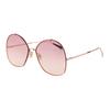 MaxMara Vollranddesign Unregelmäßige Form Sonnenbrille Damen Sonnenbrille Gold MMSHOOKSDDB9RA8