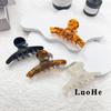 Luohe Jewelry French Acetate Large Claw Clip for Women - Melaard Style High-End Temperament Shark Clip