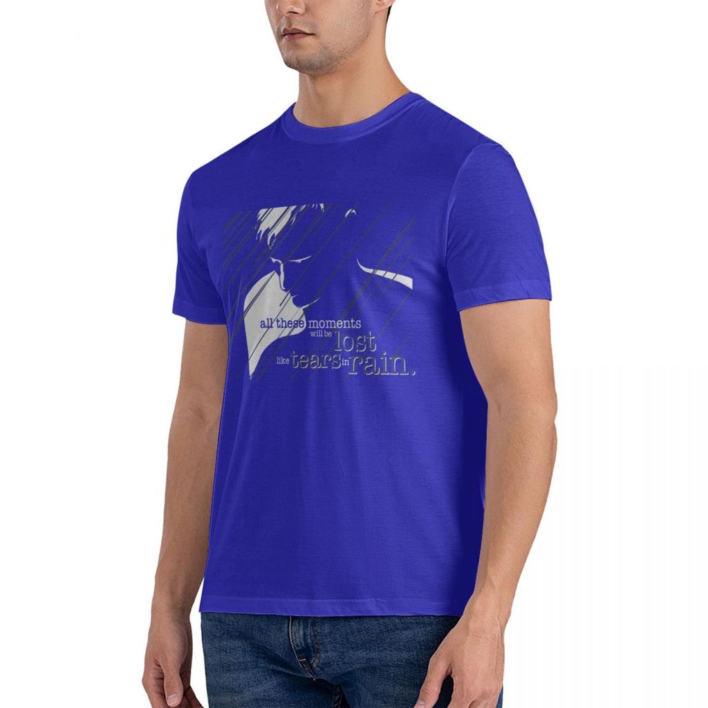 T-shirt Blades Runner 2049 Like Tears In Rain Print Men Tee Shirts Top Y2k Harajuku Tee Tops Street Fashion