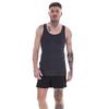 Keanu Mens Ribbed Cotton Blend Fitted Vest Top (Pack of 6)