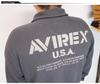 Avirex Extreme Thermal Zip Stand Official Logo Cut and Sew, Men's XL, 410, Charcoal, 783-4230019