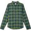 Plaid Sports Décontracté Respirant Polo Chemise Manches Longues Homme chemises Vert DA4251-333