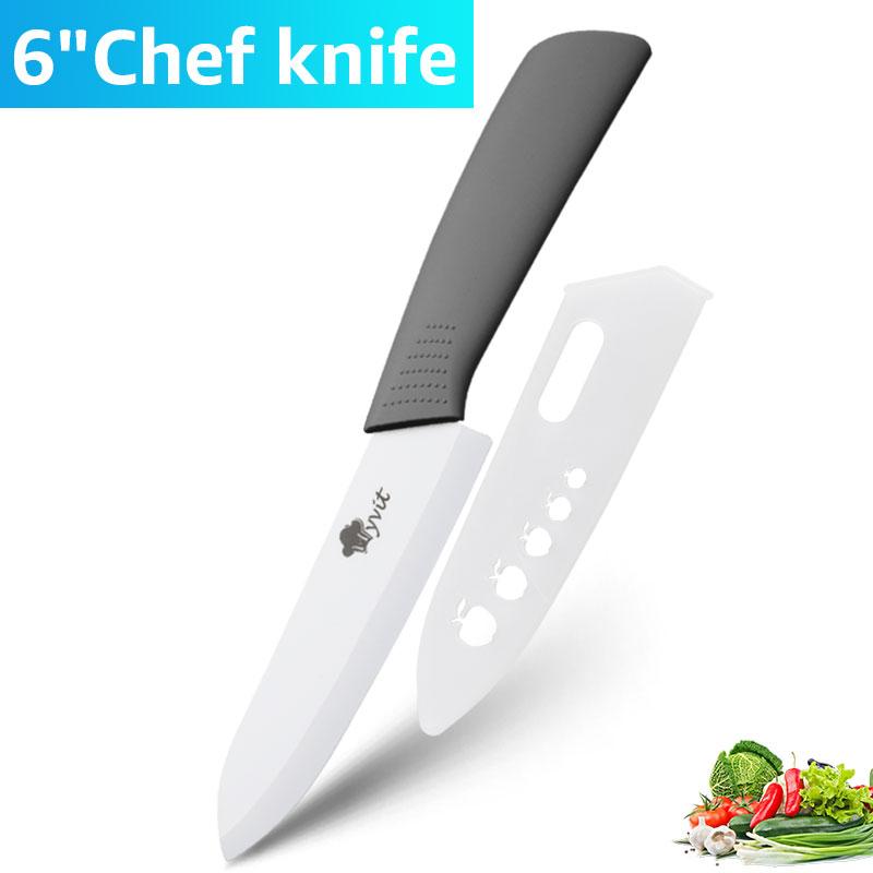 Ceramic Knives Kitchen knives 3 4 5 6 inch Chef knife Cook white zirconia blade Multi-color Handle High Quality