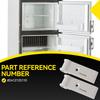 2x Frysfacksdörr Gångjärn För Electrolux Dometic Rm 6 7 8 Rge 2100 2412125011 Kylskåp För Husvagn Husbil RV 2412125110