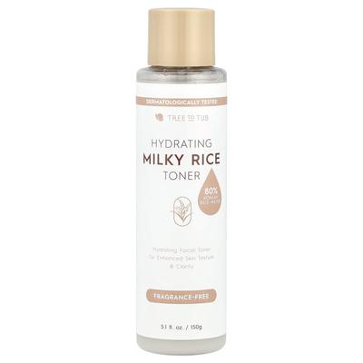 Moisturizing Milky Rice Toner, Fragrance Free, 150G(5.1Fl Oz)