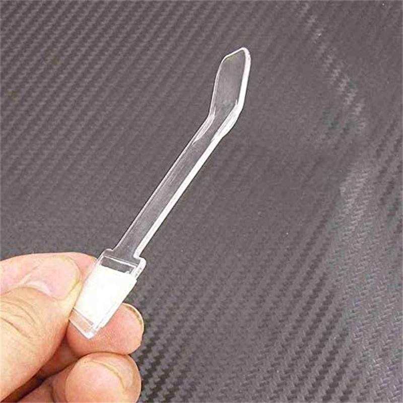 Transparent Car Vehicle Parking Ticket Receipt Permit Card Holder Clip Sticker Windscreen Plastic Universal Car Accessories