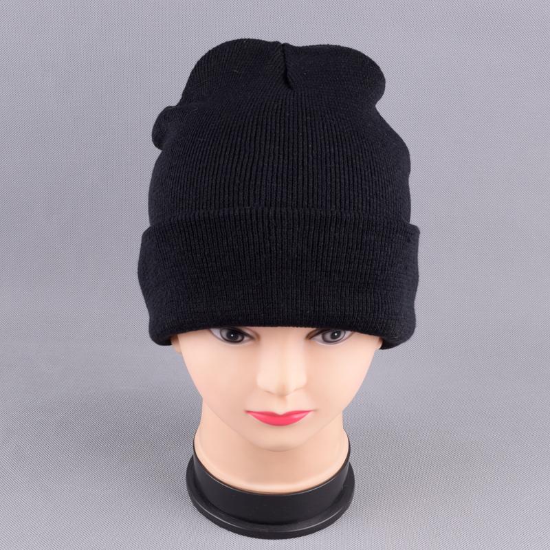 Men Knitted Beanie Fall Spring Casual Cheap Beanies Warm Skullies Hat Elastic One Size Outdoor Hat