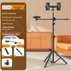 Multi-Camera Mobile Phone Tripod with Fill Light for Live Streaming & Selfies