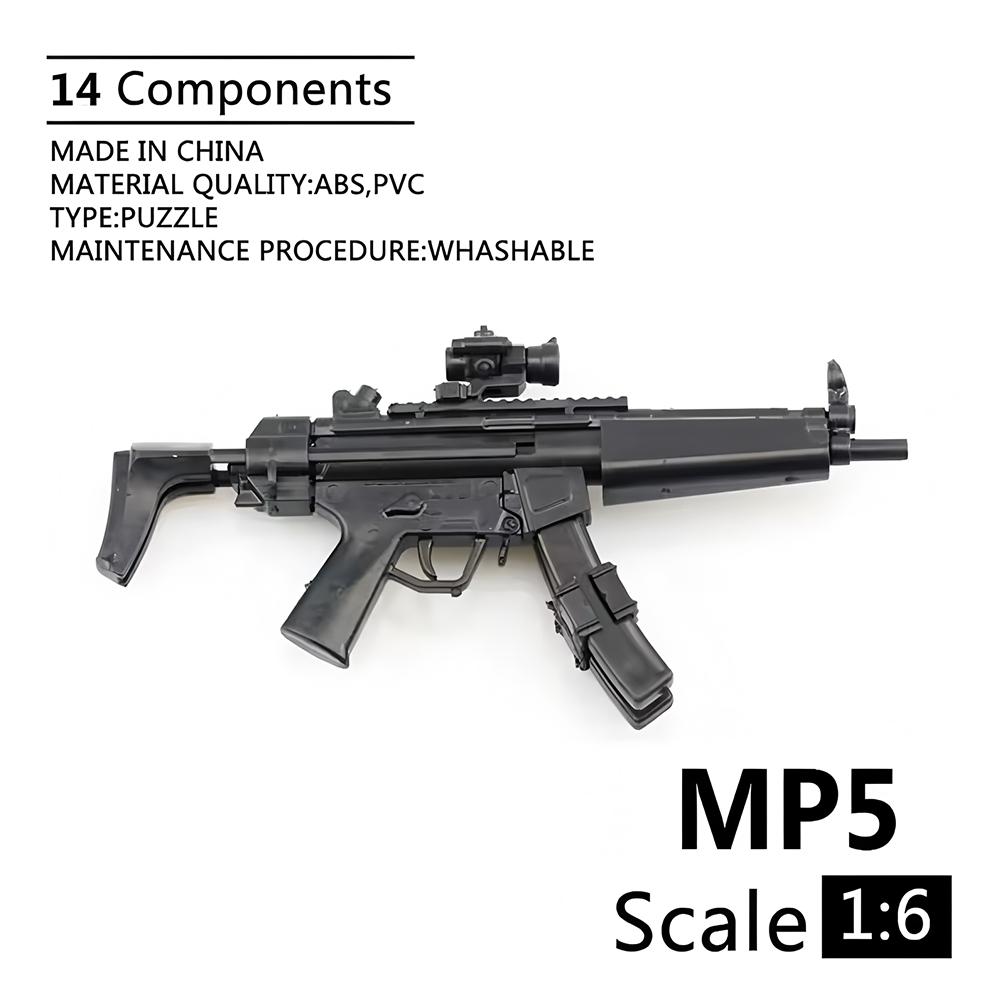 1/6 Scale US Army Military Weapon M82A1 Sniper Rifle M134 M14 M16 Police Soldier SWAT Action Figure Assemble Model Guns Toys