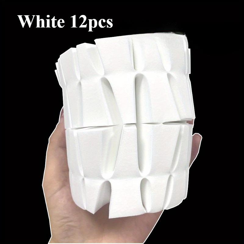 

12Pcs/52pcs Disposable latex-free mini makeup sponge triangle puff suitable for foundation blush eye shadow makeup tool