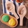 Manual Diy Wooden Steamed Bread Mold Moon Cake Fruit Biscuits Pasta Bag Steamed Stuffed Bun Tool Household Baking Artifact