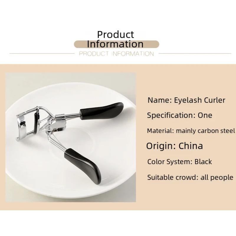 Portable Mini Eyelash Curler Stainless Steel Long-lasting Curling Tool For Beginners Eyelash Grooming Tool On-the-go Makeup