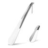 Temlum Shoehorn Key Holder Portable Long Short Metal Durable 10cm 30cm 2 Types Pieces Silver