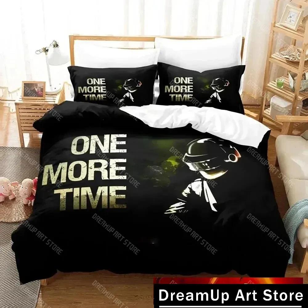 3D Print Daft Punk Bedding Set Duvet Cover Bed Set Quilt Cover Pillowcase Comforter King Queen Size Boys Adult Bedding Set