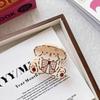 Acrylic Plaid Dog Crab Clip Puppy Spotted Cat Hair Clip Sweet Cartoon Animal Hair Claw  Headdress