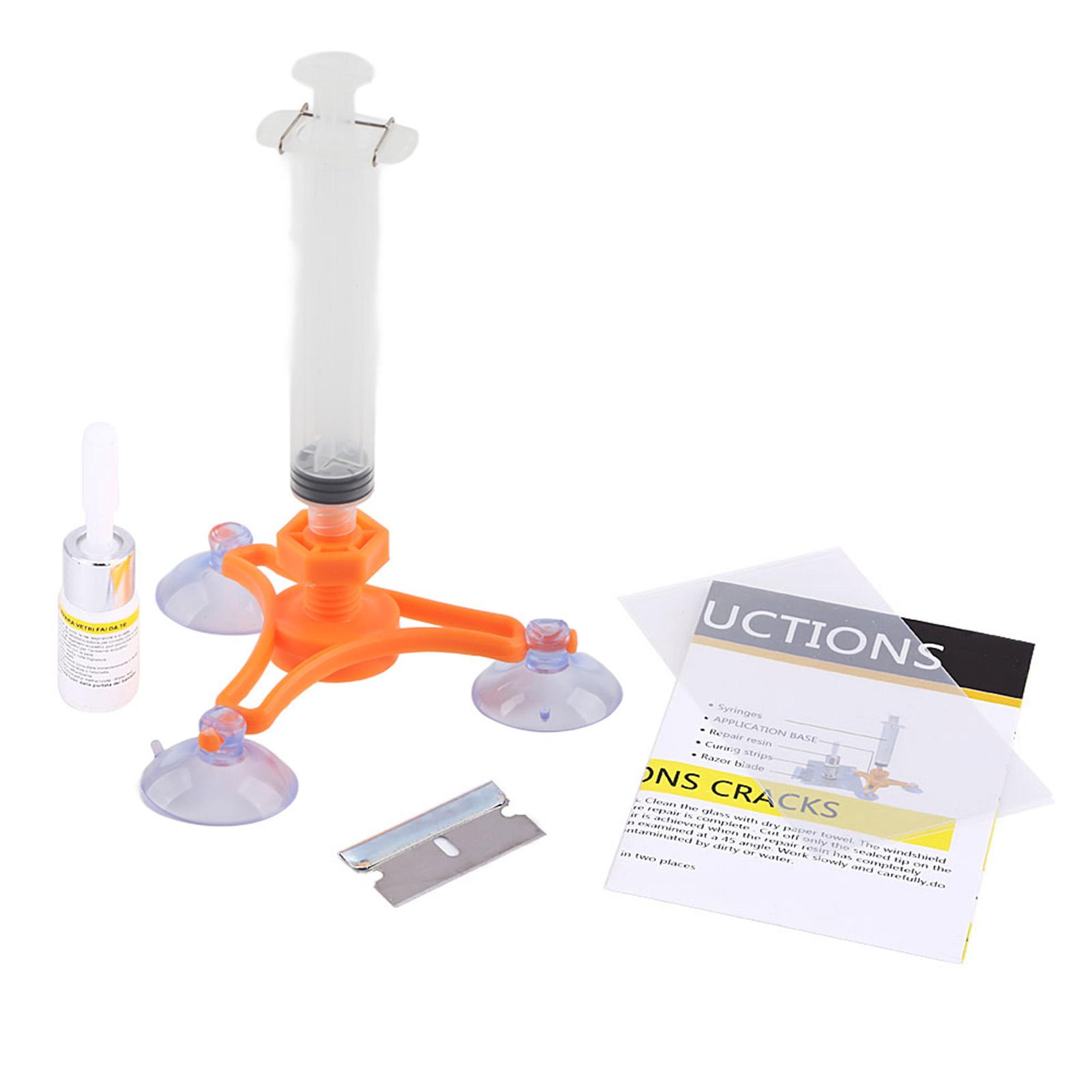 

Автомобильный комплект для ремонта лобового стекла, стекло, трещина, смола, герметик, ремонт лобового стекла, треугольный комплект