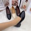 Soft Leather Shallow Mouth Soft Sole Single Shoes Women's 2025 Summer New Pointed Small Leather Shoes Thick Heel Versatile One Pedal Loafers