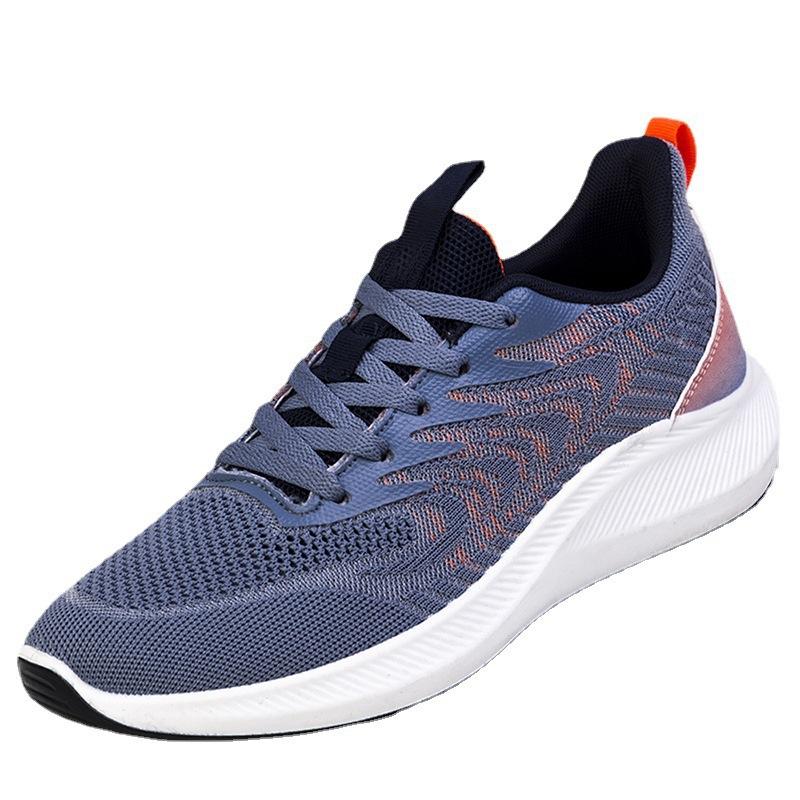 Spring and Autumn New Men's Shoes Comfortable Breathable Flying Cute Casual Fashion Wear-resistant Running Shoes Sports and Casual Shoes