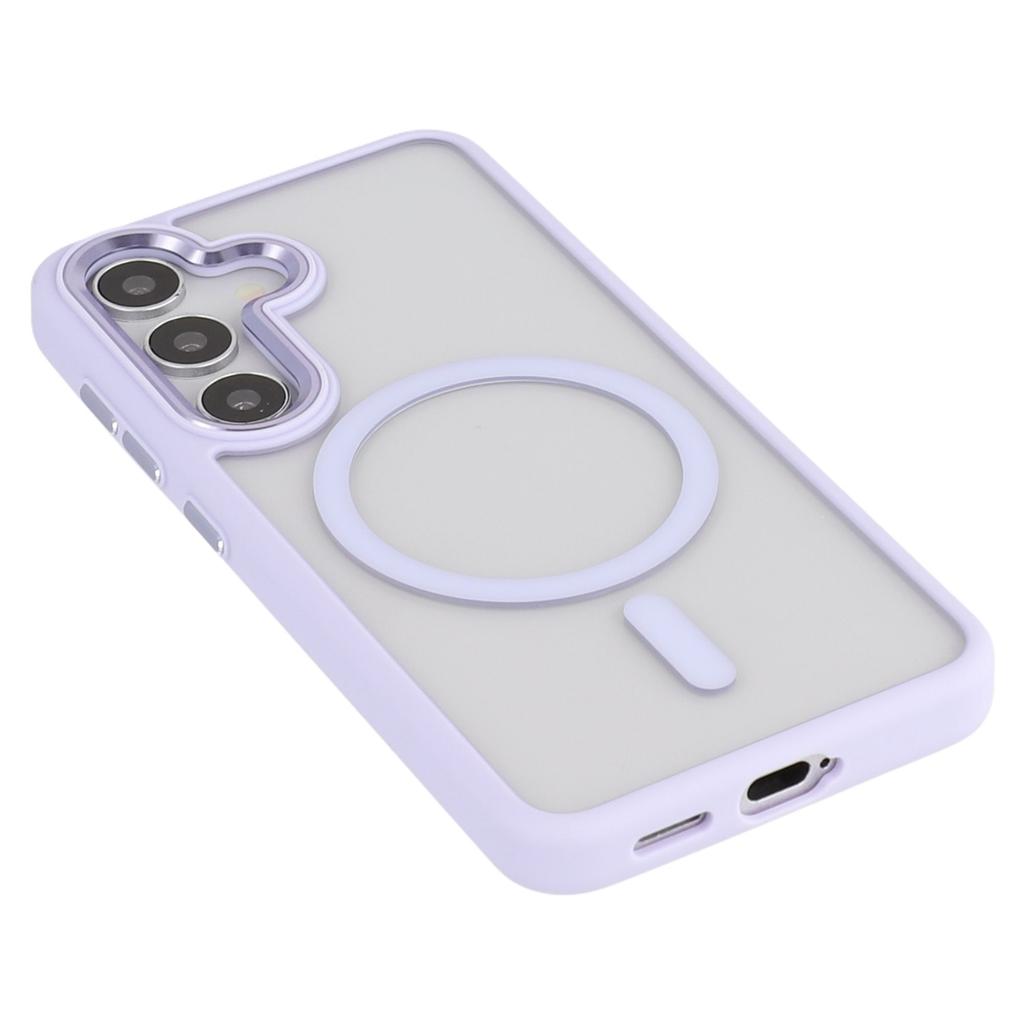 FULEXIN For Samsung Galaxy S25 Magnetic Case Anti Drop TPU + PC Phone Cover