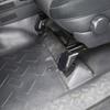 ABS carbon fiber/Black Car Front Seat Base Cover Protection Trim Stickers For Toyota FJ Cruiser 07-21 Car Accessorie