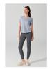 Women's Cross-Border Yoga T-Shirt - Lightweight, Breathable, Short Sleeve, Hollow Back, Perfect for Dance, Fitness, Running.