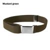 Gift Pants Strap Solid Color Boys Girls Alloy Buckle Waistband Kids Canvas Belt Adjustable