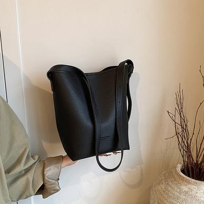 Die diesjährige beliebte Tasche Eimertasche Damen 2025 neu hochwertig einzelne Schulter Retro-Textur einzelne Schulter Umhängetasche