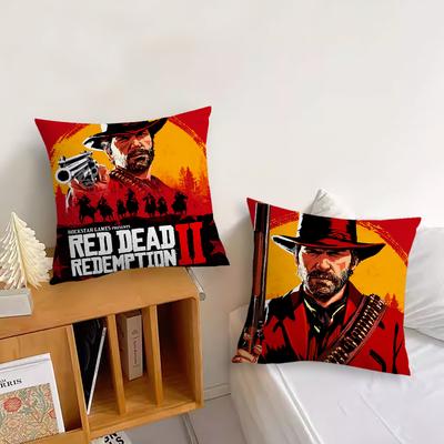 R-Red Dead R-Redemption2 Game Cushion Cover Cushion Room Bedroom Headboard Sofa Living Backrest Nap Time Pillow Case