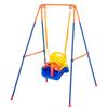 Swing Sets for Backyard 3 in 1 Toddler Swing Set with 4 Sandbags Foldable