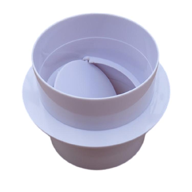 PVC Exhaust Check Valves Air Duct Check Ventilation Device Backflow Preventer Ventilation Pipe Round Check Valves