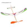 Wood Airplane Gliders Propeller Plane Toys Set Wooden Airplane Kits Rubberband Powered Propellor Planes Children's Day
