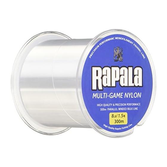 Леска Rapala Нейлоновая Multi-Game Нейлоновая Параллельная Намотка Шпуля 300м Прозрачная DNHXL