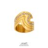 Vintage Geometric Irregular Design Women's Ring - Trendy and Simple