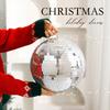 Christmas Ball Decorations With Mirror Finish Glass And Foam For Holiday Home Decor