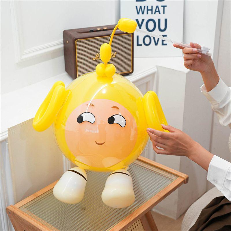 Cartoon Egg Waffle Lanterns: Luminous Bobo Balloons for Night Markets & Parties