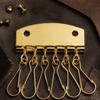 Gold/Bronze Color Key Ring Organizer Key Organizer Design Key Row Wallet  For DIY Crafting