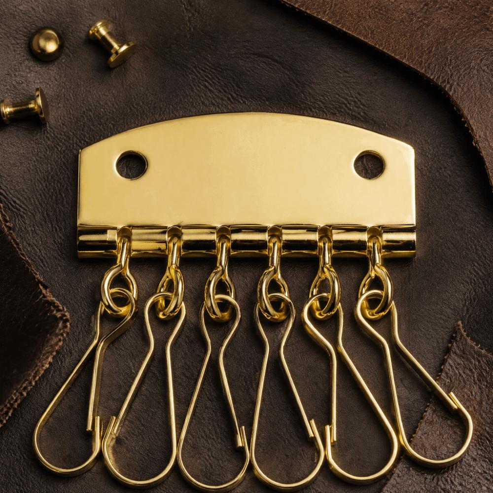 Gold/Bronze Color Key Ring Organizer Key Organizer Design Key Row Wallet For DIY Crafting