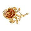 Vintage Übertriebene Metallrose Blume Große Brosche Für Frauen Europa Und Amerika Persönlichkeit Party Schmuck Accessoires