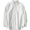 Vintage Hong Kong Stil Langarm Bluse Frühling Herbst Weißes Hemd Für Frauen Drehen Unten Kragen Tops Lose Kleidung 30270