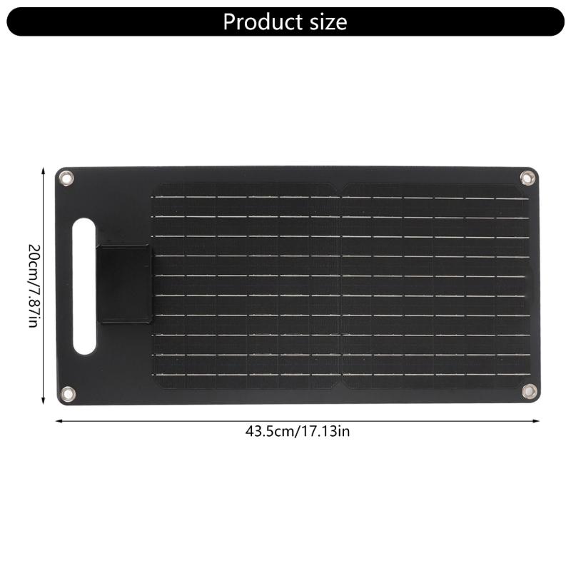 Multipurpose 50W 12V Flexible Solars Panel Set Convenient for Camping Hiking and Emergency Backups Power Supply