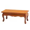 Exquisite Mini Wood Dessert Table Dolls House Furniture Miniature Furniture Decoration Model Exquisite Craftsmanship