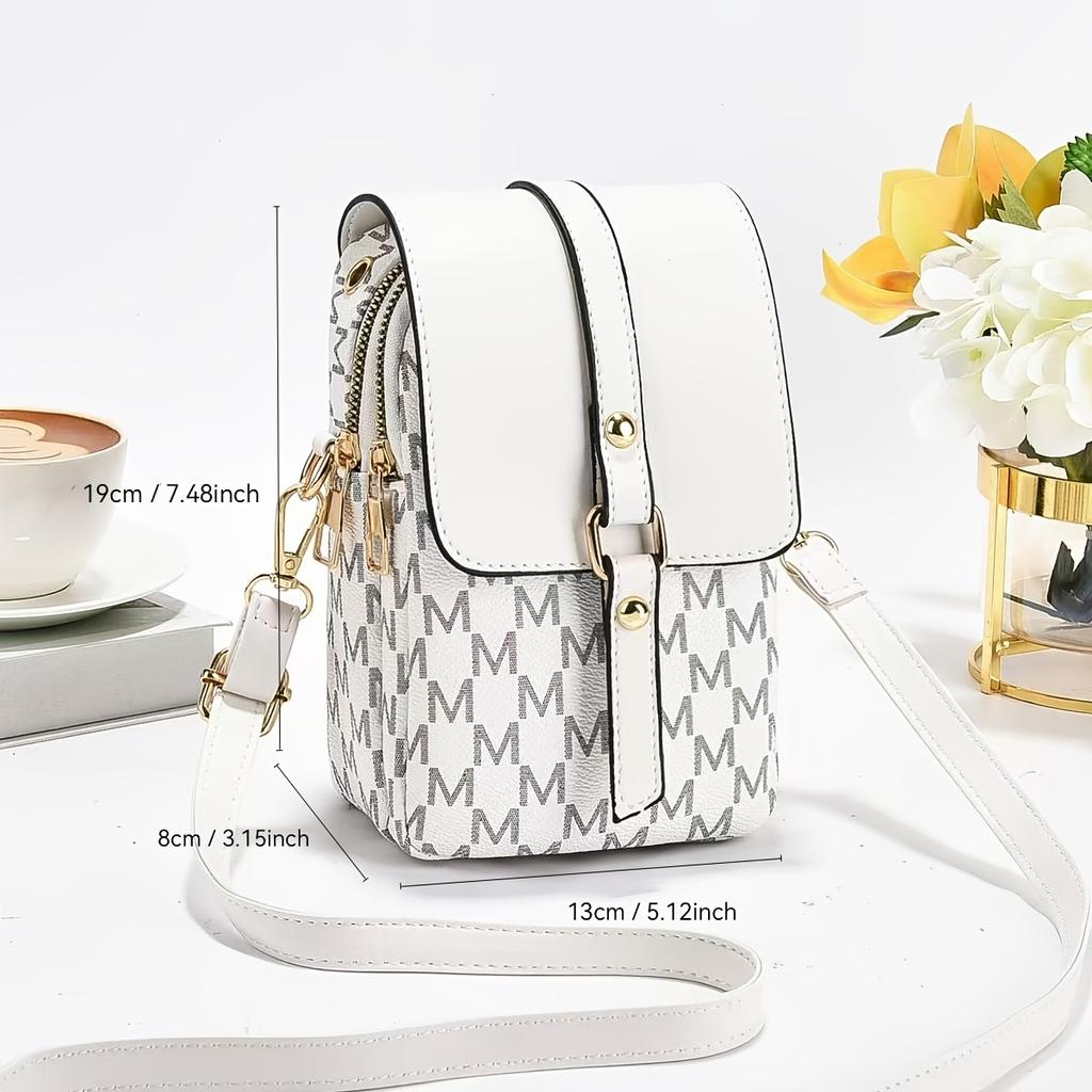 New Stylish and Elegant Multi-Layered Mini Bag with A Classic Design, Perfect for Carrying Your Phone and Suitable for Various Outfits.