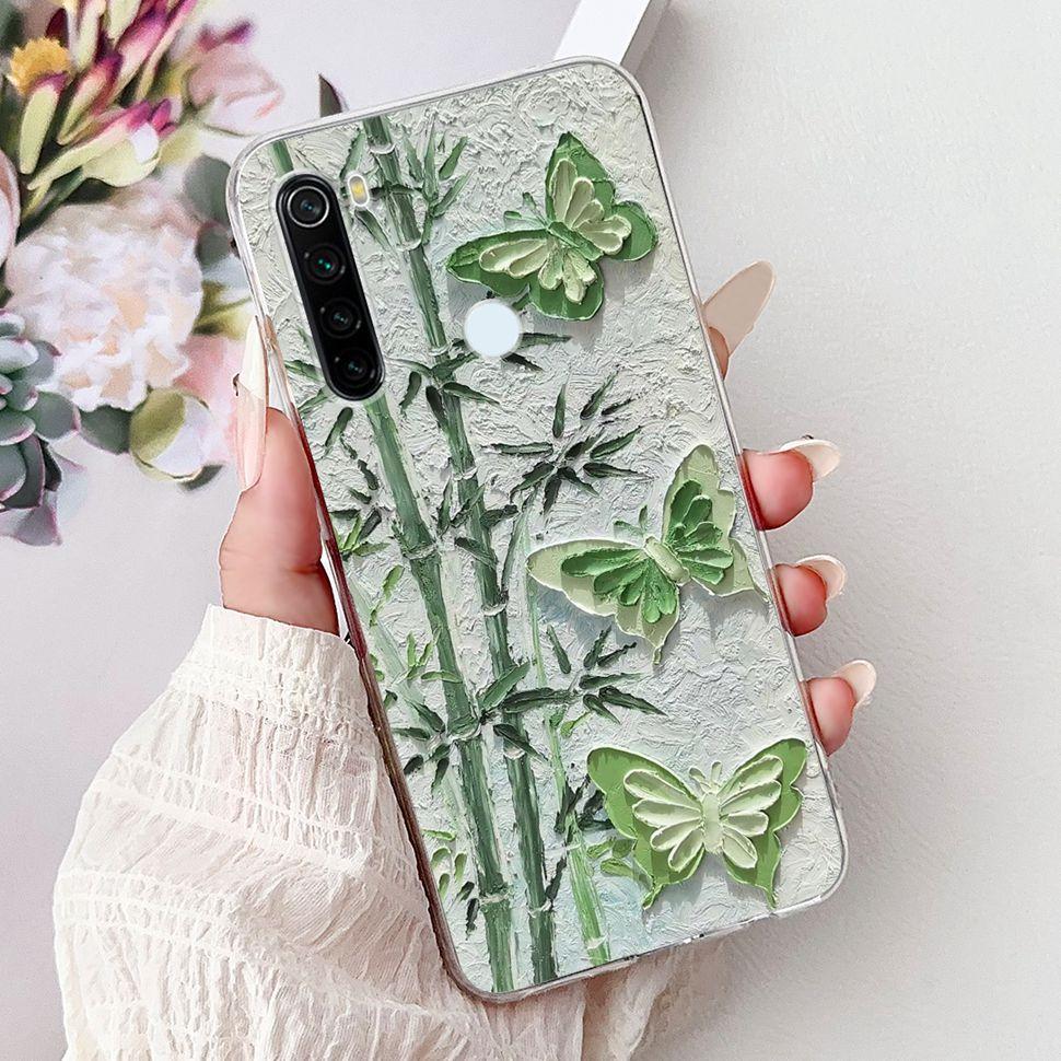 6,3" Silikonowe Etui Dla Xiaomi Redmi Note 8 Miękkie TPU Z Uroczy Wzorem Pokrowiec Etui Dla Redmi Note 8 Note8 Ochronna Obudowa Zderzak