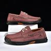 El yapımı rahat deri ayakkabı erkekler konfor sürüş ayakkabısı yumuşak deri makosenler erkek ayakkabısı mokasen takım ayakkabı