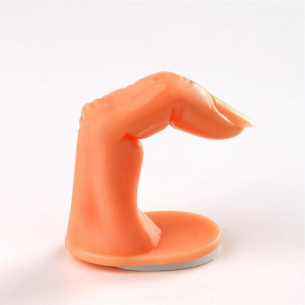 Fake Fingers Nail Art 1pcs Plastic Fake Fingers with Nails for Nail Art Practice and Display Decoration Tools