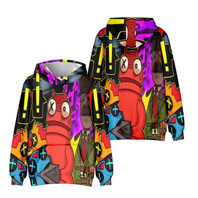 Mode Herren Damen Hoodie Streetwear Harajuku Lässig REPO Cartoon Bedruckt Kapuzenpullover Sweatshirts